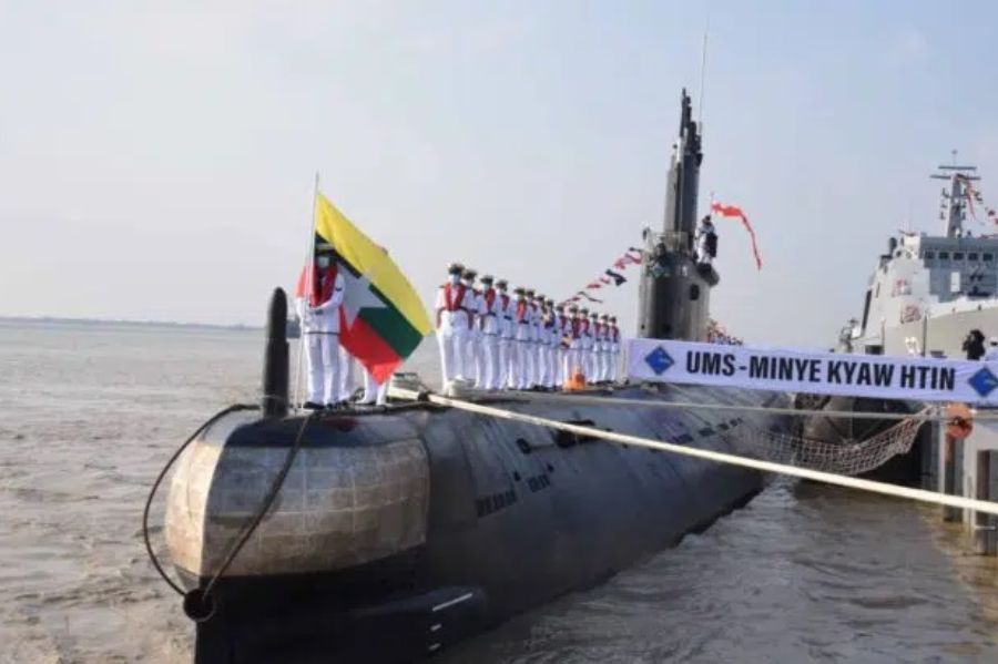 Myanmar Commissions Type 35B Ming-Class Submarine Received from China
