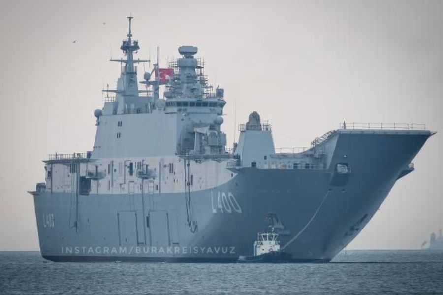 Turkish Navy’s TCG Anadolu to Begin Sea Trials