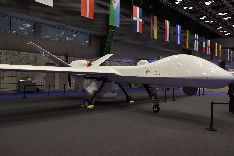 General Atomics Exhibited the Full-Size SeaGuardian at DIMDEX