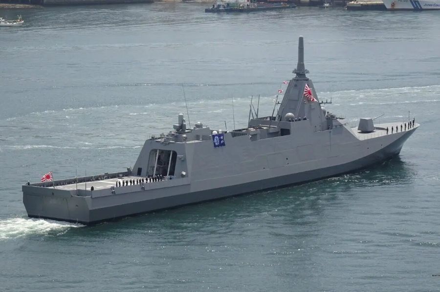 Japan has commissioned the flagship of the new Mogami-class frigate 