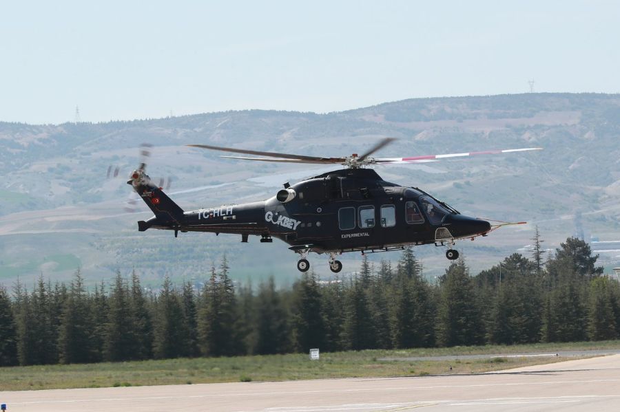 Turkiye tests the 4th of its multirole helicopter Gökbey