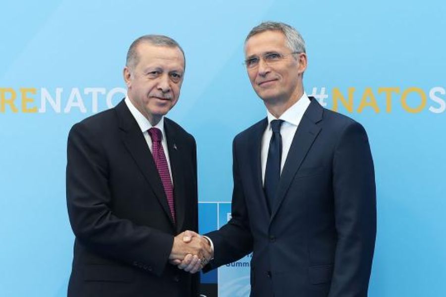 President Erdoğan talked to NATO Secretary General Stoltenberg