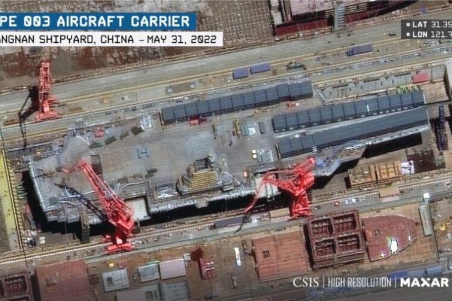 China to launch third aircraft carrier soon