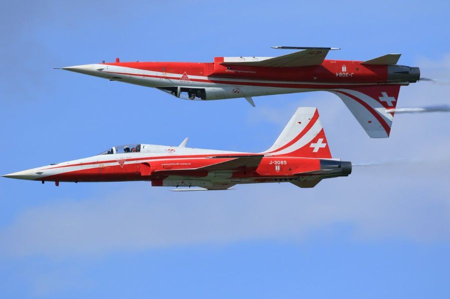 Council of State asks Patrouille Suisse to use F-5E Tiger II