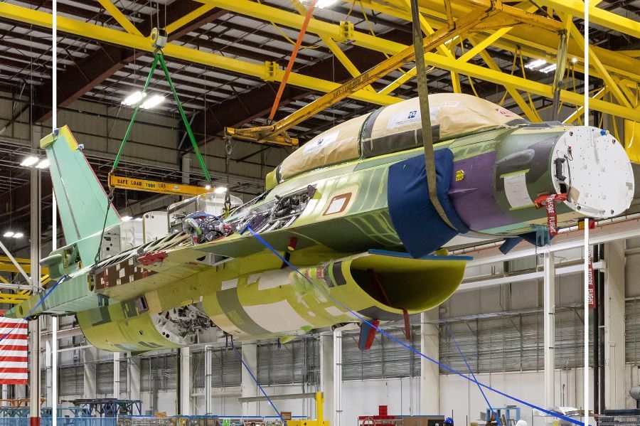 First South Carolina-Built F-16V Completes Assembly Step