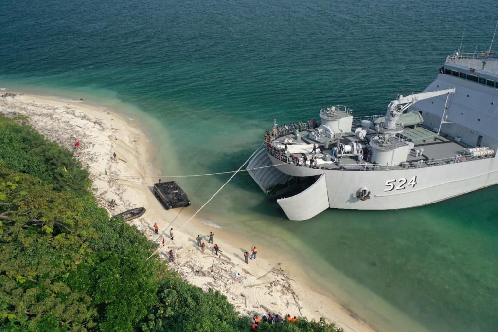 Indonesian Navy Commissions Ninth Teluk Bintuni-class LST 