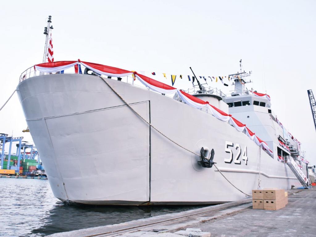 Indonesian Navy Commissions Ninth Teluk Bintuni-class LST 