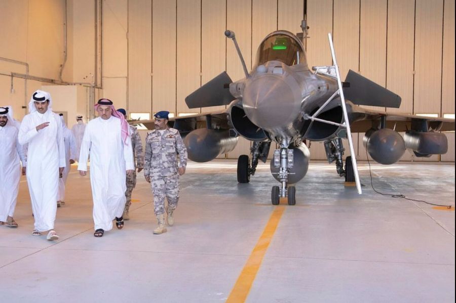 The First Batch of Qatari Eurofighter landed at Tamim AB