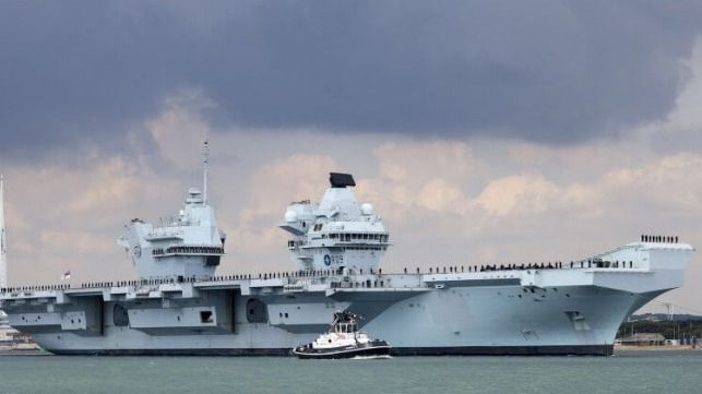 HMS Queen Elizabeth to replace HMS Prince of Wales for navy drill