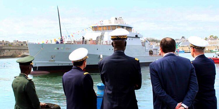 French Piriou launches Second OPV 58S for the Senegalese Navy
