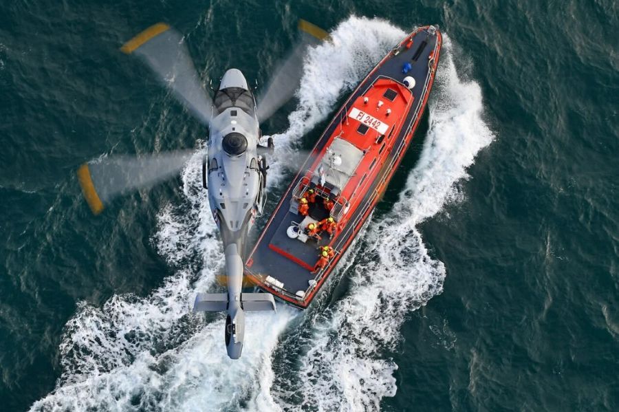 French Navy accepts first H160 Helicopter for SAR Missions