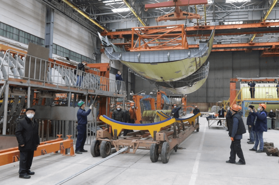 Antonov's first "Russian- free" serial production An-178 on schedule