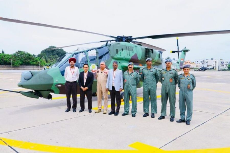 Indian Army officially receives domestically produced LCH attack helicopters
