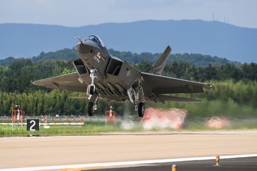 The KF-21 will be shown to the public at the Sacheon Airshow next week