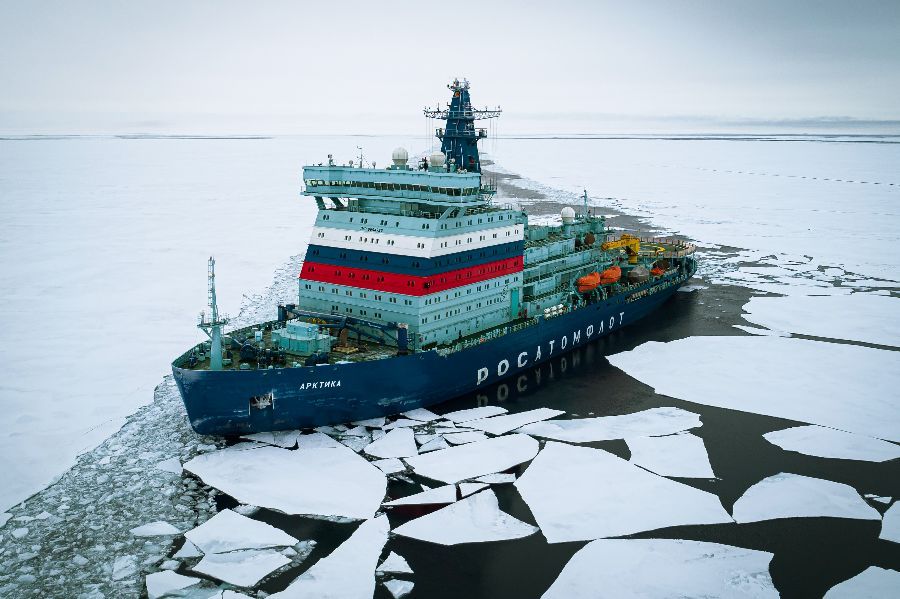 Russia Tests New Ice-Breaker