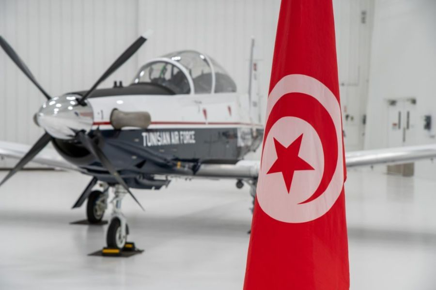 Tunisian Air Force Takes Delivery of First Beechcraft T-6c Texan II