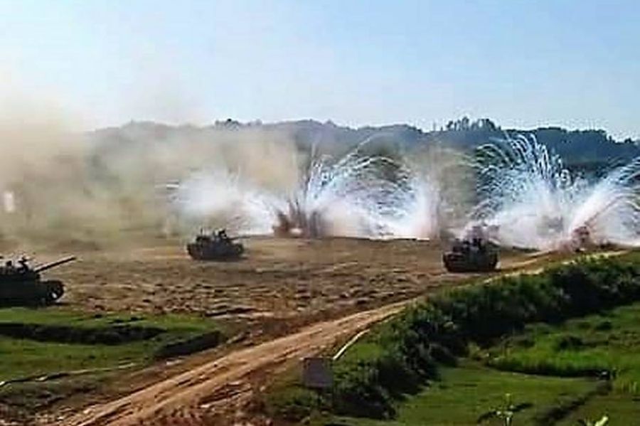 Bangladesh Army Tests New VT5 Tanks