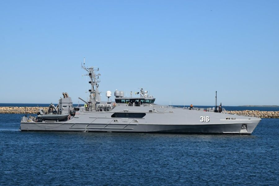 Australian Navy Receives the third Evolved Cape Class Patrol Boat