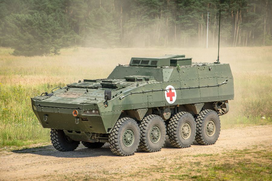 PGZ Delivered 29 Rosomak 8X8 MEDEVAC to the Polish Army