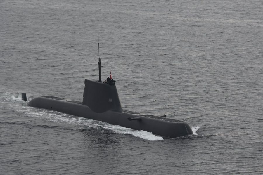 Turkiye’s first AIP Submarine at Sea Trial