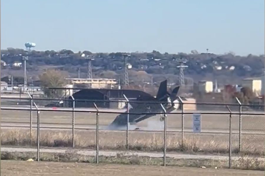 F-35B Crash Landing