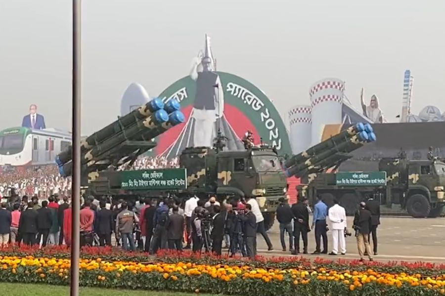 Roketsan’s TRG-300s at Bangladesh’s Parade
