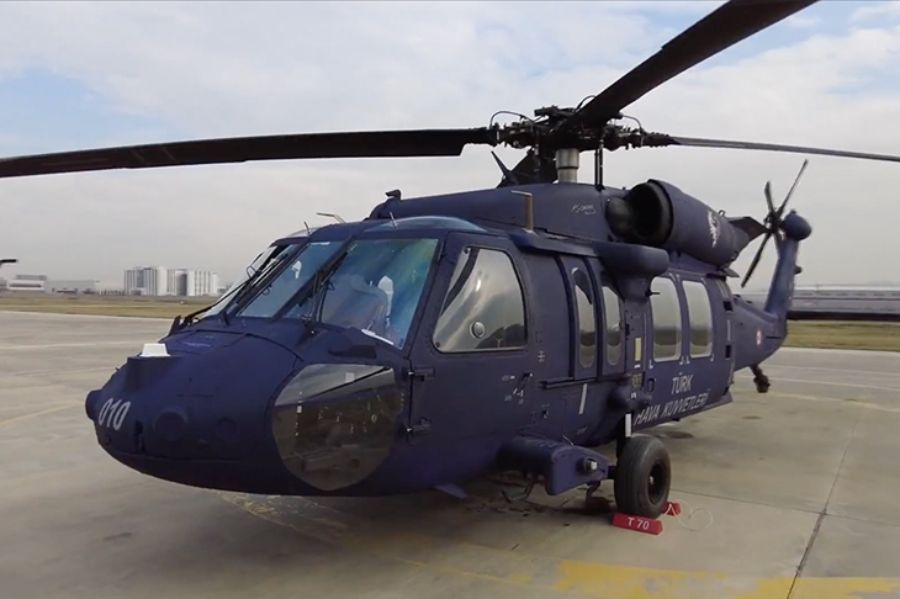 The First Black Hawk for Turkish Air Force