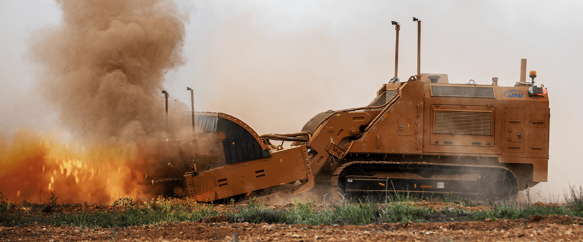 ASFAT Will Produce Mine Clearing Vehicle for Gendarmerie