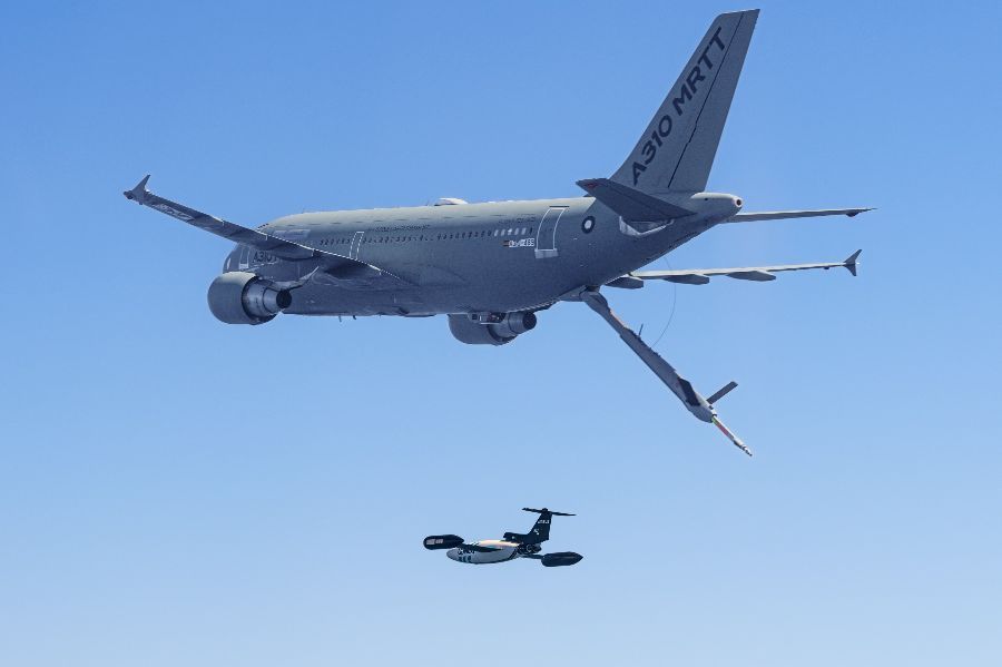 Airbus Controls UAV from a Tanker Aircraft