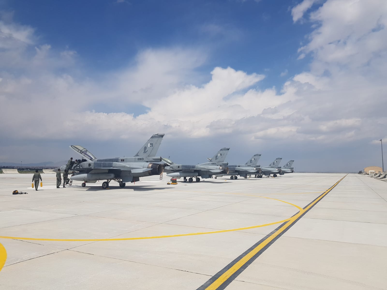 PAF's F-16s Arrived Anatolian Eagle