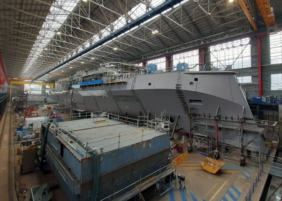 Hellenic Navy’s First FDI Frigate is Under Construction