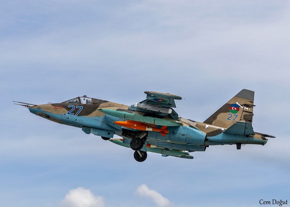 Azerbaijan’s Su-25 Launched Bomb with KGK