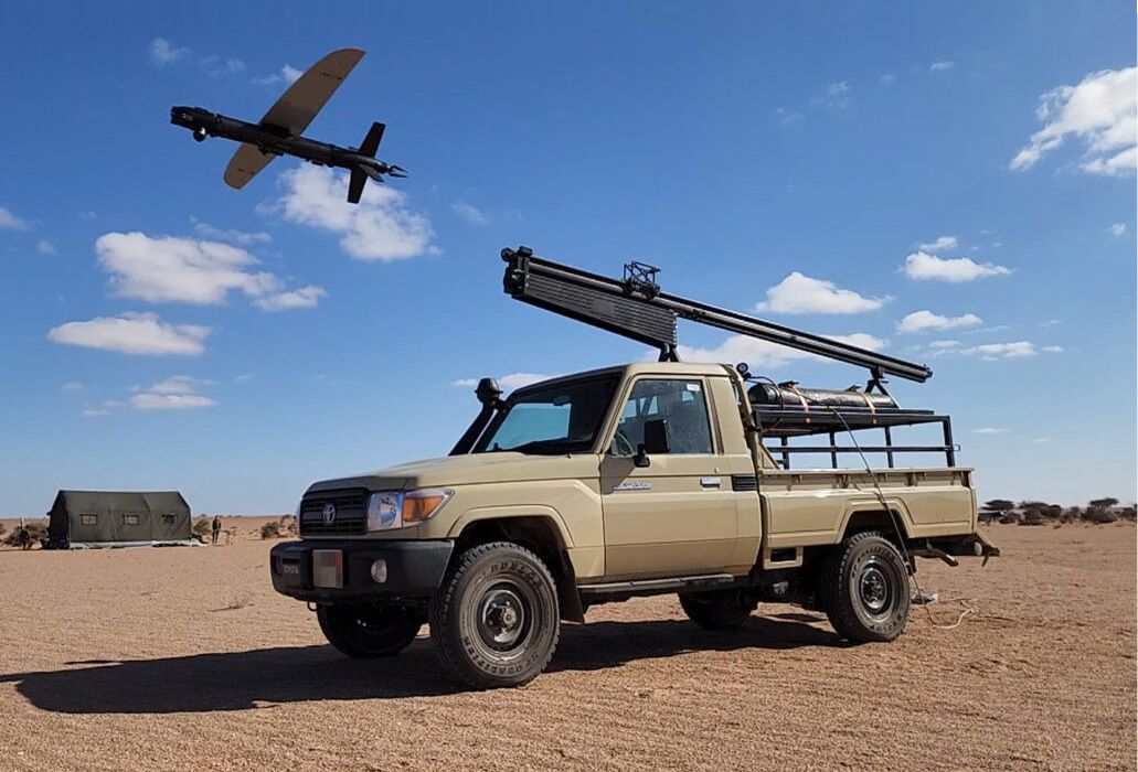 Israel Unveiles SpyX kamikaze drone at Le Bourget