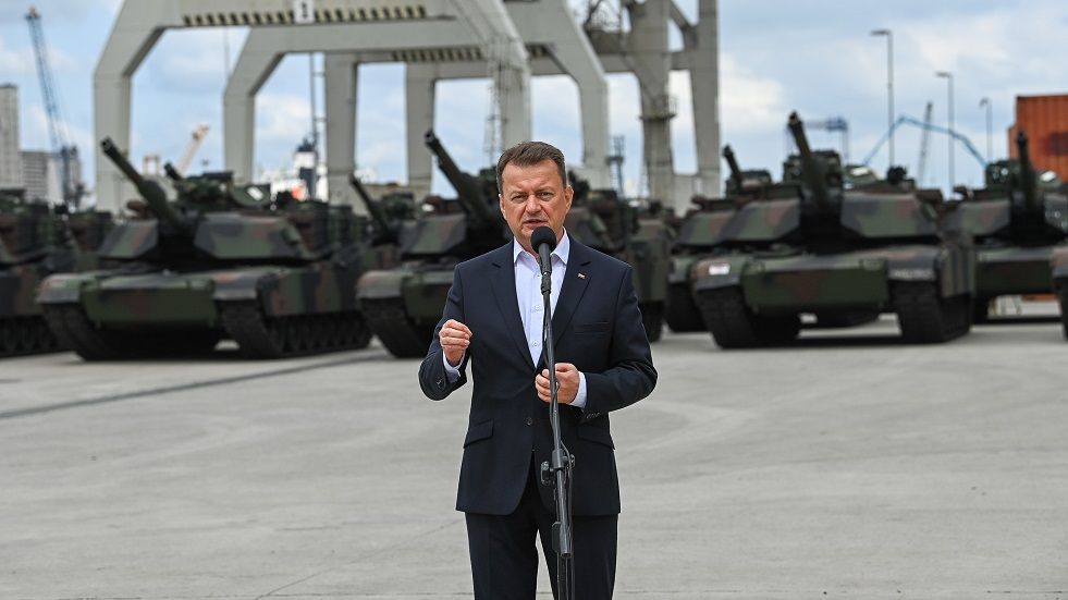 Poland Defence Minister with Poland M1 Abrams TurDef.jpg