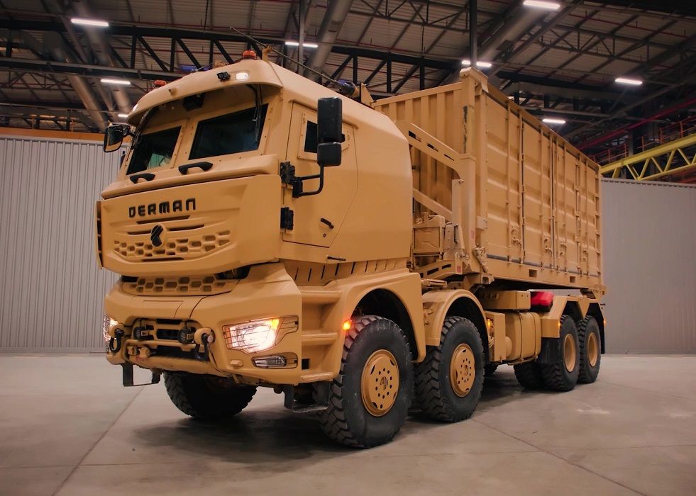 Koluman Delivers Derman 8X8 Logistic Support Vehicle