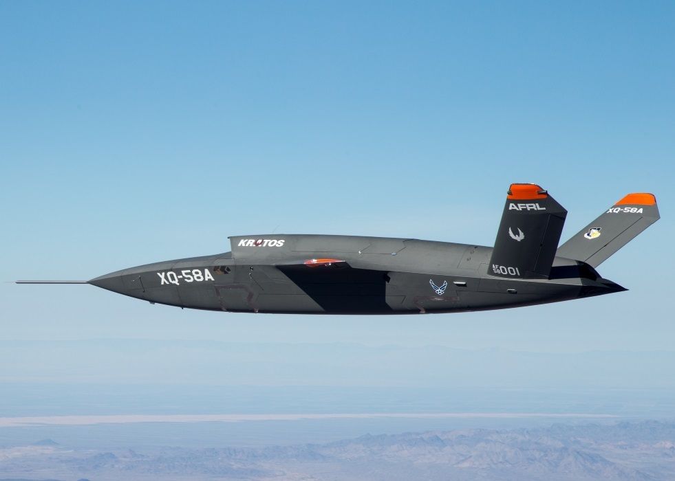The XQ-58A Valkyrie Conducts AI-Controlled Flight