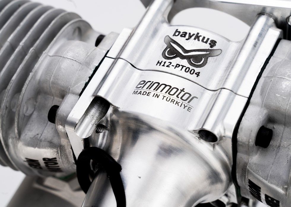 BAYKUŞ: 12 Hp Domestic 4.5 kg Engine for Bayraktar VTOL