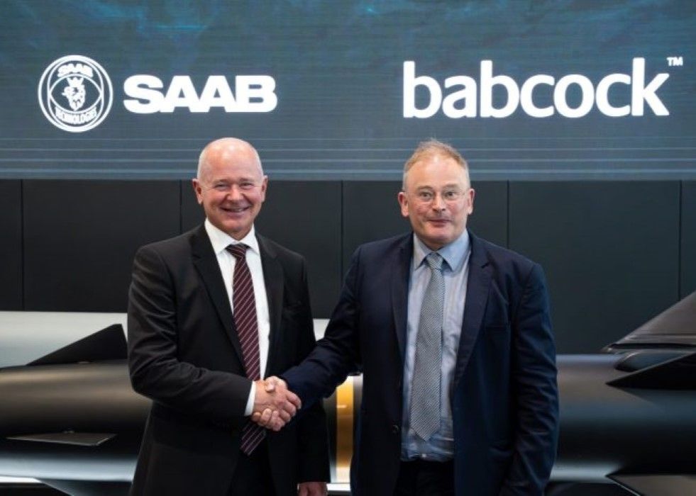 Babcock and Saab team up for 100 m-long Corvette 