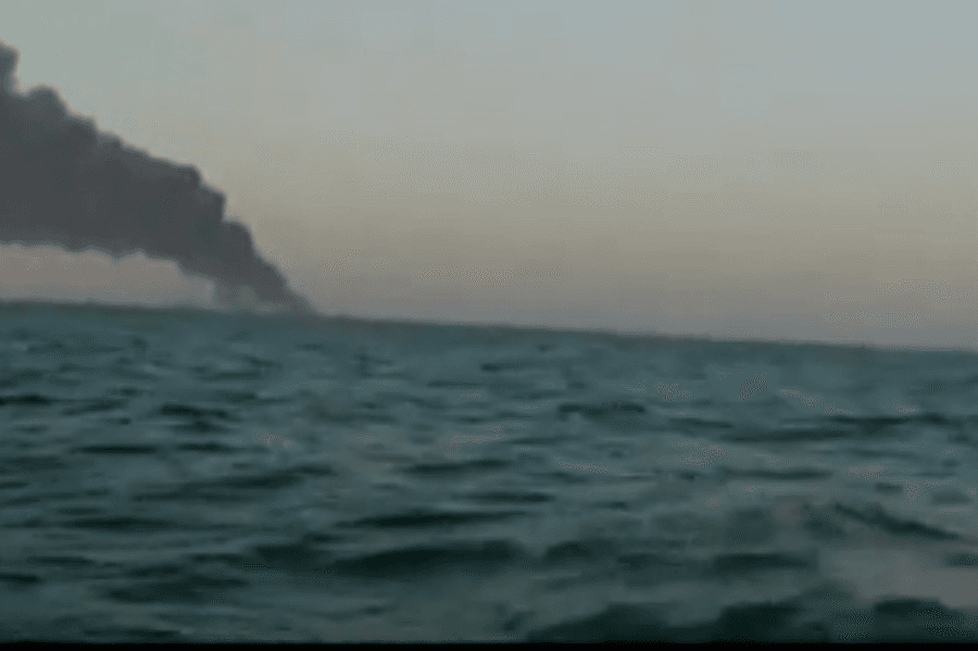 Iran lost its biggest replenishment ship at fire