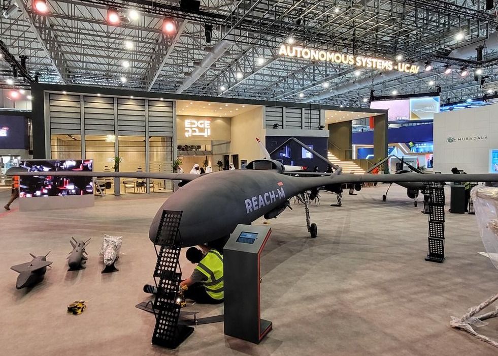 EDGE Group Exhibits UAVs in Dubai Airshow 2023