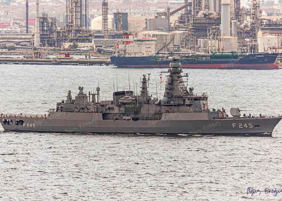 TCG OruçReis Was Spotted at Sea Trial after MLU