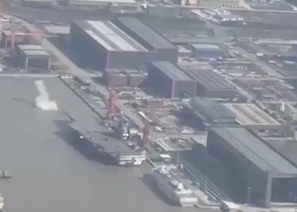 Chinese Type 003 Aircraft Carrier Starts Catapult Tests