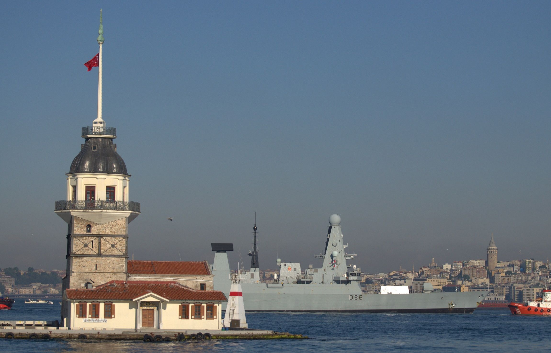 HMS Defender Visits Istanbul