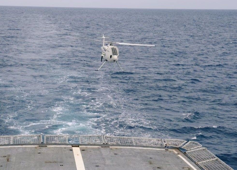 The Indian Navy Trains on Schiebel's S-100s