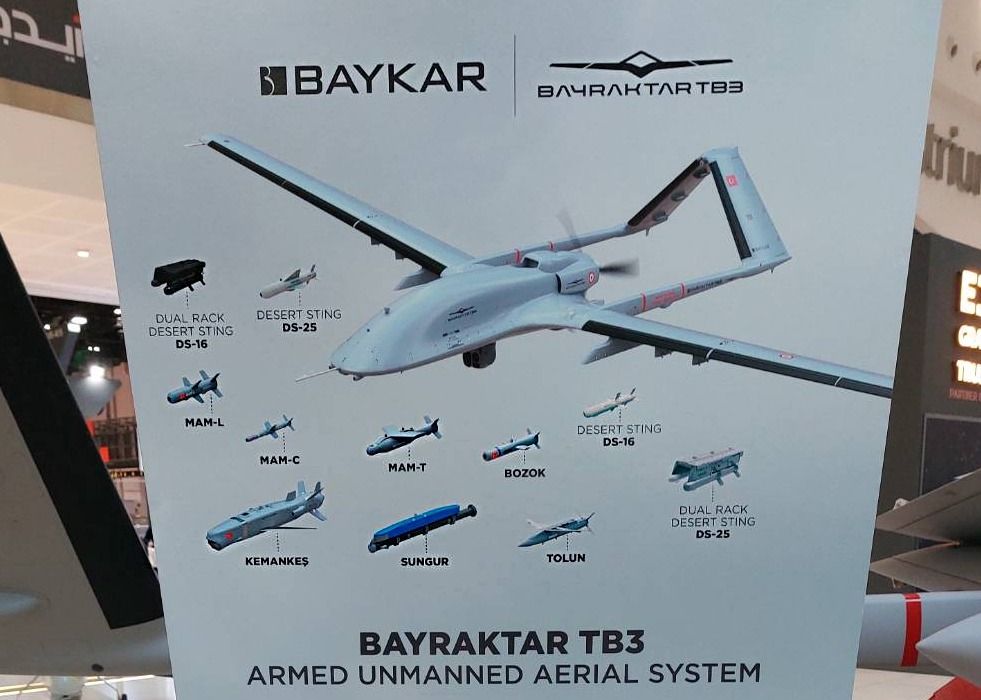 TB3 at UMEX: Air-to-Ground Attack and Air-to-Air Defence Marine UCAV 