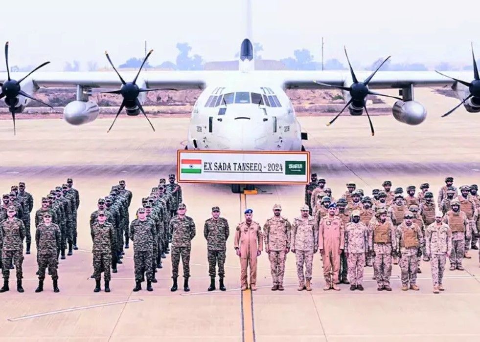 India - Saudi Arabia Hold First Joint Military Exercise.