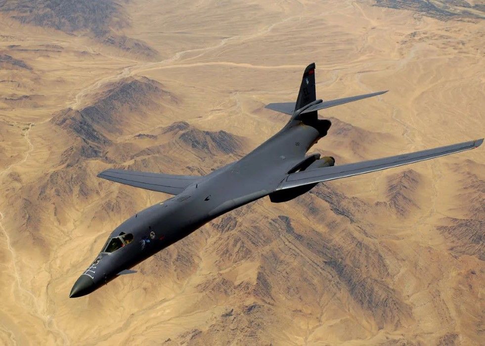 U.S. hit Iranian targets with B-1B Lancer