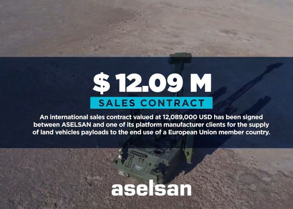 ASELSAN Signs a New Export Contract