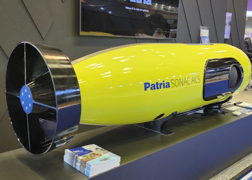 Patria Showcases Acoustic Minesweeping Gear