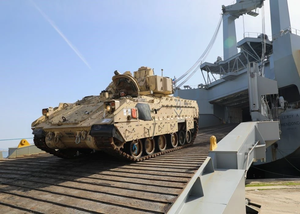 The U.S. Sends Large Amounts of Military Equipment to Greece